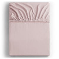 Cearșaf cu elastic DecoKing Amber 80x200 90x200 cm, 100% bumbac jerseu, mov, husă de protecție elastică pentru saltea 2