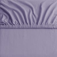 Napínacia plachta DecoKing Amber 80x200-90x200 cm džersej bavlna na kontinentálnu posteľ v levanduľovej fialovej farbe 6