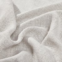 Perdele decorative Deconovo cu aspect de in, cu inele, 2 panouri 140x245 cm, culoare in natural, pentru living, dormitor, birou sau camera copiilor 8
