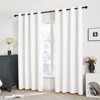 Deconovo dupla rétegű sötétítő függöny szett 2db 175x140cm fehér 7