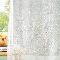 Deconovo Voila Függöny Átlátszó Fehér 270x140cm Szett 2db Modern Dizájn 1