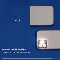 Deconovo royal blue tab top blackout függöny zajcsillapító, 210 x 140 cm, 2 darabos készlet 5