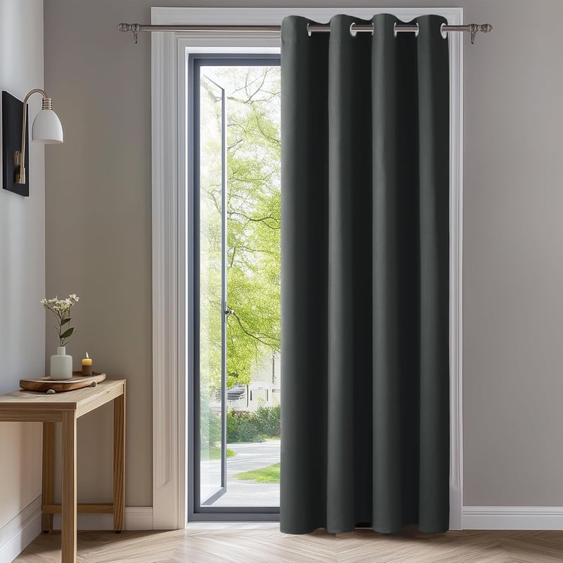 Deconovo sötétítő függöny 245x140 cm hőszigetelő szürke