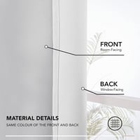 Deconovo sötétítő függöny ezüstszürke 160x132 cm 2 darab szett 7