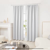 Deconovo sötétítő függöny ezüstszürke 160x132 cm 2 darab szett 5