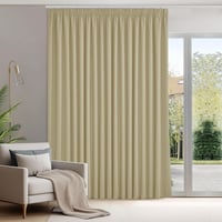 Deconovo Sötétítő Függöny Hővédelem 260x300cm Bézs 1