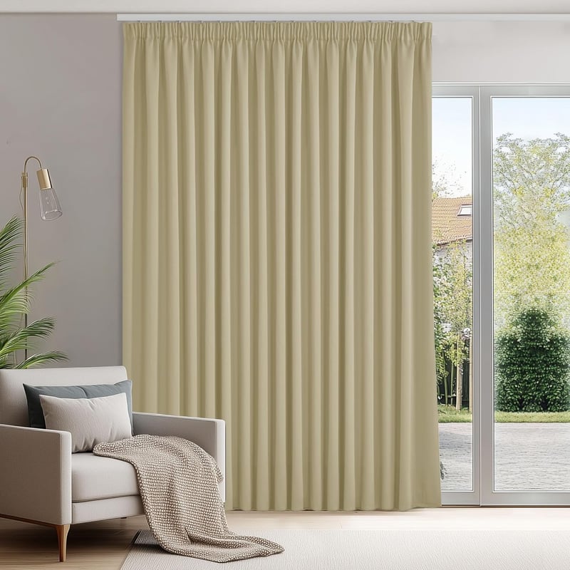 Deconovo Sötétítő Függöny Hővédelem 260x300cm Bézs
