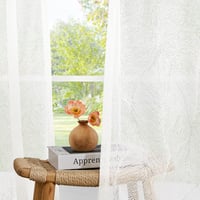 Deconovo Voila Függöny Átlátszó Fehér 270x140cm Szett 2db Modern Dizájn 3