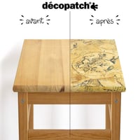 Décopatch 673 decoupage papier s motívom bieleho dreva 30x40 cm 3 listy 5