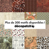 Décopatch 673 decoupage papier s motívom bieleho dreva 30x40 cm 3 listy 3