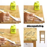 Décopatch 673 decoupage papier s motívom bieleho dreva 30x40 cm 3 listy 4
