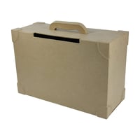 Dekoračný kufrík z papierovej hmoty Décopatch EV002O, 14,5 x 36 x 23,5 cm, kartónovo hnedý, 1 ks 1