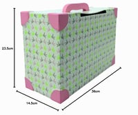 Dekoračný kufrík z papierovej hmoty Décopatch EV002O, 14,5 x 36 x 23,5 cm, kartónovo hnedý, 1 ks 6