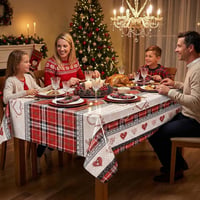 Decoser Valentin napi terítő 140x180 cm vízálló flanelhátas asztalterítő 2