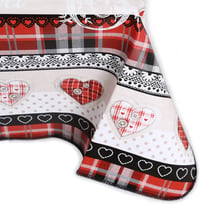 Decoser Valentin napi terítő 140x180 cm vízálló flanelhátas asztalterítő 7