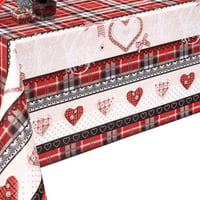 Decoser Valentin napi terítő 140x180 cm vízálló flanelhátas asztalterítő 1