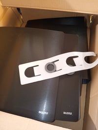 Leitz 180° Active Solid Minőségi Iratrendező A4, Széles, 8,2 cm, Gumiszalagos Zárás, Polyfoam, Fekete, 4 db-os csomag 4