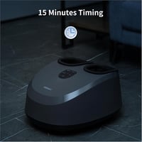 DEDAKJ fekete shiatsu lábmasszírozó hővel és léghullámos kompresszióval, állítható intenzitás, gyúró masszázs, keringésfokozás 7