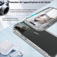 iPhone 13 Átlátszó Szilikon Tok - 360°-os Ütésálló Védelem 3
