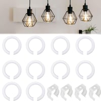 E14-es lámpabúra adapter készlet, 27 mm, 10 db-os szett rögzítő gyűrűkkel 1