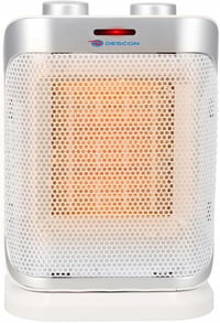 Dedra kerámia ventilátoros fűtőtest 1500W fehér, 3 fokozat, termosztát, kompakt 3