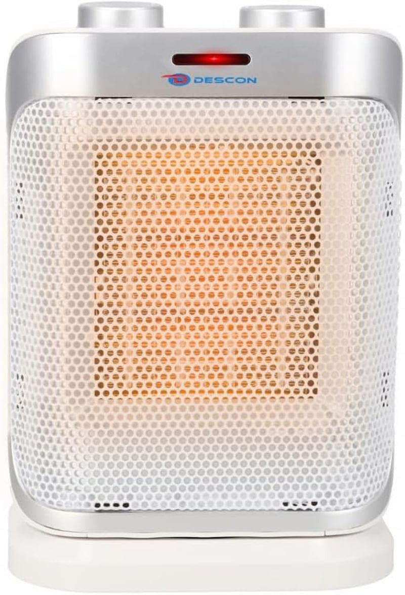 Dedra kerámia ventilátoros fűtőtest 1500W fehér, 3 fokozat, termosztát, kompakt