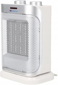 Dedra kerámia ventilátoros fűtőtest 1500W fehér, 3 fokozat, termosztát, kompakt 4