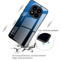 DEDUX puzdro pre Xiaomi Redmi Note 14 Pro 5G, tvrdené sklo s prechodom + TPU - modré/čierne 5
