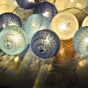 DeepDream pamučni svjetlosni niz 20 LED toplo bijela - 5 m