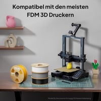 Deeplee PLA Filament 1.75mm Kékszürke 1kg 3D Nyomtatóhoz - 1 kg, blue / grey 7