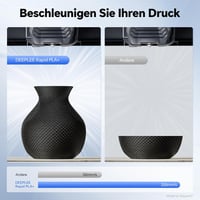 Deeplee Rapid PLA+ 3D nyomtató filament 1,75 mm, 1 kg - szürke 3