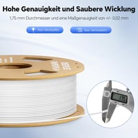 Deeplee Rapid PLA+ 3D nyomtató filament 1,75 mm, 1 kg - szürke 4