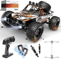 DEERC 1:10 RC Monster Truck 48 km/h 4X4 LED világítással, 2 akkumulátor, 2.4 GHz 1