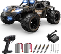 DEERC 1:14 40km/h Távirányított Terepjáró 4x4 LED Fénnyel, Gyors RC Autó Fiúknak 8