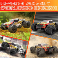 DEERC 9310 Távirányítós Autó 1:18 Méretarány 30+ km/h Sebesség 4WD Terepjáró RC Monster Truck Játék Fiúknak 5