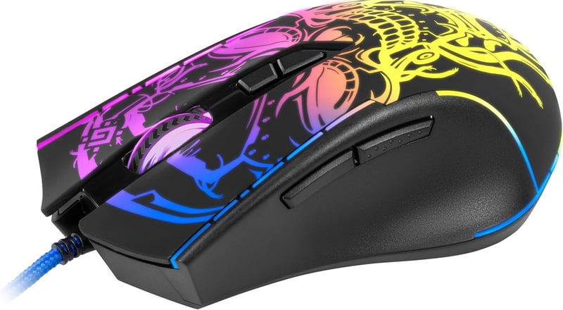 Defender Bulletstorm GM-928 Ergonomikus Gamer Egér 7 Gombbal, Optikai Szenzor, 4 DPI