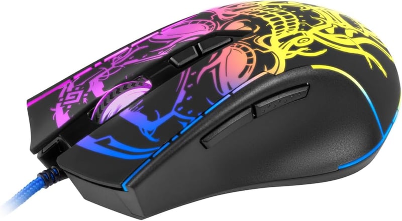 Defender Bulletstorm GM-928 Ergonomikus Gamer Egér 7 Gombbal, Optikai Szenzor, 4 DPI
