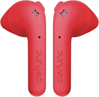 Bezdrôtové slúchadlá Defunc True Basic, vodotesnosť IPX4, Bluetooth 5.0, so vstavaným mikrofónom a nabíjacím puzdrom, červené 4