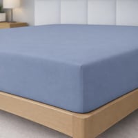 Napínacia plachta z mikrovlákna Degrees Home - modrošedá - 140x190 cm 2