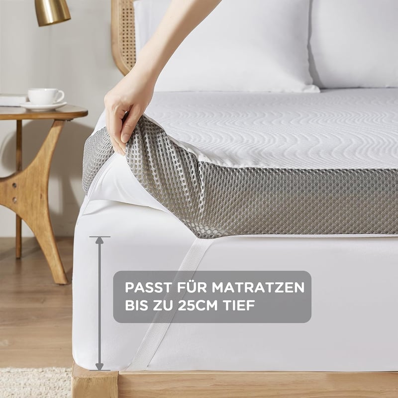 Degrees of Comfort Topper 140x200 cm, 10 cm, H2 & H3 Gél Memory Foam Matractopper