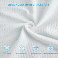 Degrees of Comfort Topper 140x200 cm, 10 cm, H2 & H3 Gél Memory Foam Matractopper 7