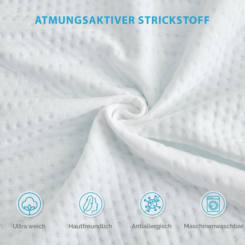 Degrees of Comfort Topper 140x200 cm, 10 cm, H2 & H3 Gél Memory Foam Matractopper