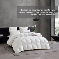 Degrees of Comfort Négyévszakos Paplan 155x220 cm, 90% Pehely 10% Toll, 780g Töltet, 100% Pamut Huzat, Antiallergén, Légáteresztő 3