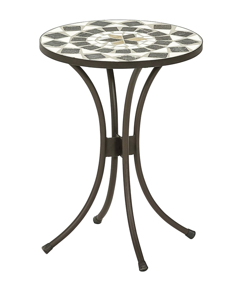 Suport de flori din mozaic Dehner Diana, maro/gri/alb, Ø 41 cm, înălțime 50 cm