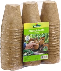 Dehner Kerti Virágcserepek Kerek 8cm 48db Csomag Ültetéshez - Durchmesser 8 cm, Höhe 9 cm, Single 1