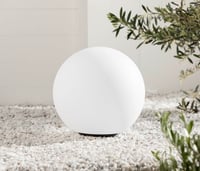 Dehner Solar Gömb Lámpa, Ø 30 cm, Valódi Üveg Hatású, Átlátszó, Kültéri Napelemes Dekoráció 8
