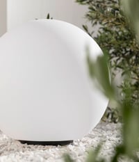 Dehner Solar Gömb Lámpa, Ø 30 cm, Valódi Üveg Hatású, Átlátszó, Kültéri Napelemes Dekoráció 5