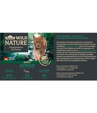 Dehner Wild Nature Auwald mokra hrana za mačke, bez žitarica i šećera, za odrasle mačke, okus divljači i puretine, 6 x 200 g (1,2 kg) 2