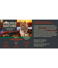 Set degustare hrană umedă pentru pisici Dehner Wild Nature, fără cereale, pentru pisici adulte, pește, vânat, pasăre, iepure, 8 x 400 g conserve (3,2 kg) 5