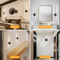 Dehobo LED fali lámpa távirányítóval, 60 cm, dimmer, 3 színhőmérséklet, vezeték nélküli 7